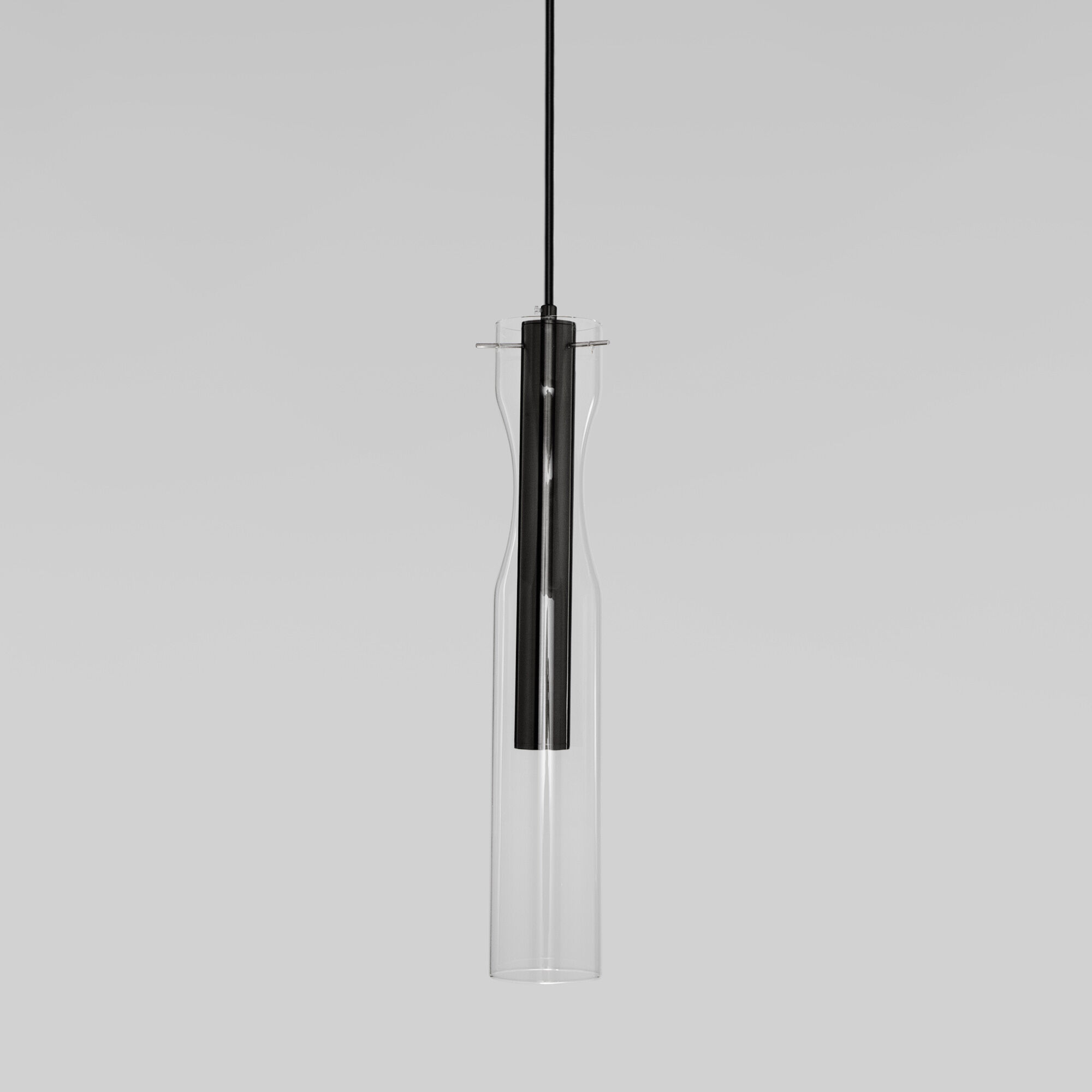 Подвесной светильник LED со стеклянным плафоном Eurosvet Swan 50253/1 LED черный. Фото 3