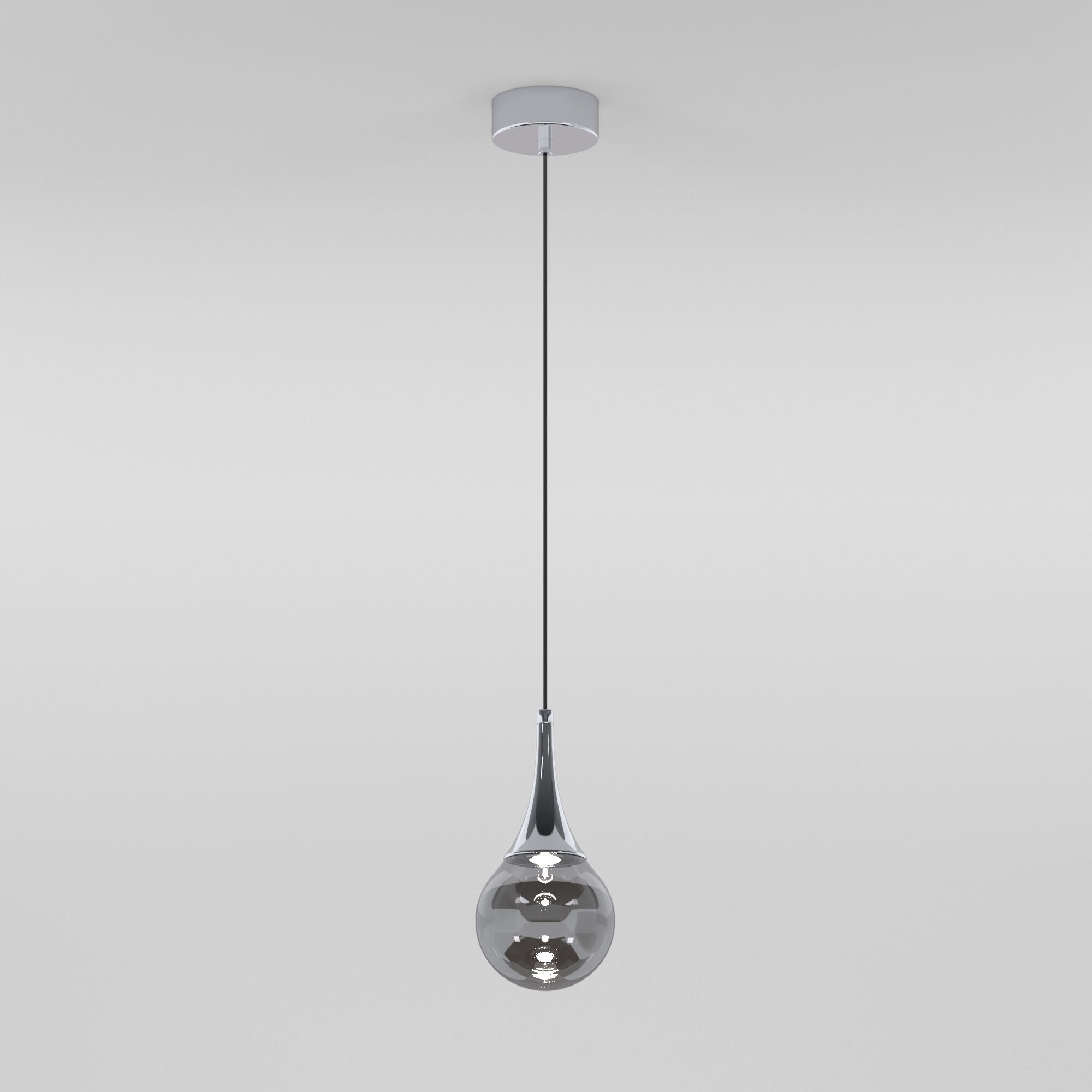 Подвесной светодиодный светильник Eurosvet Adour 50256/1 LED дымчатый. Фото 2