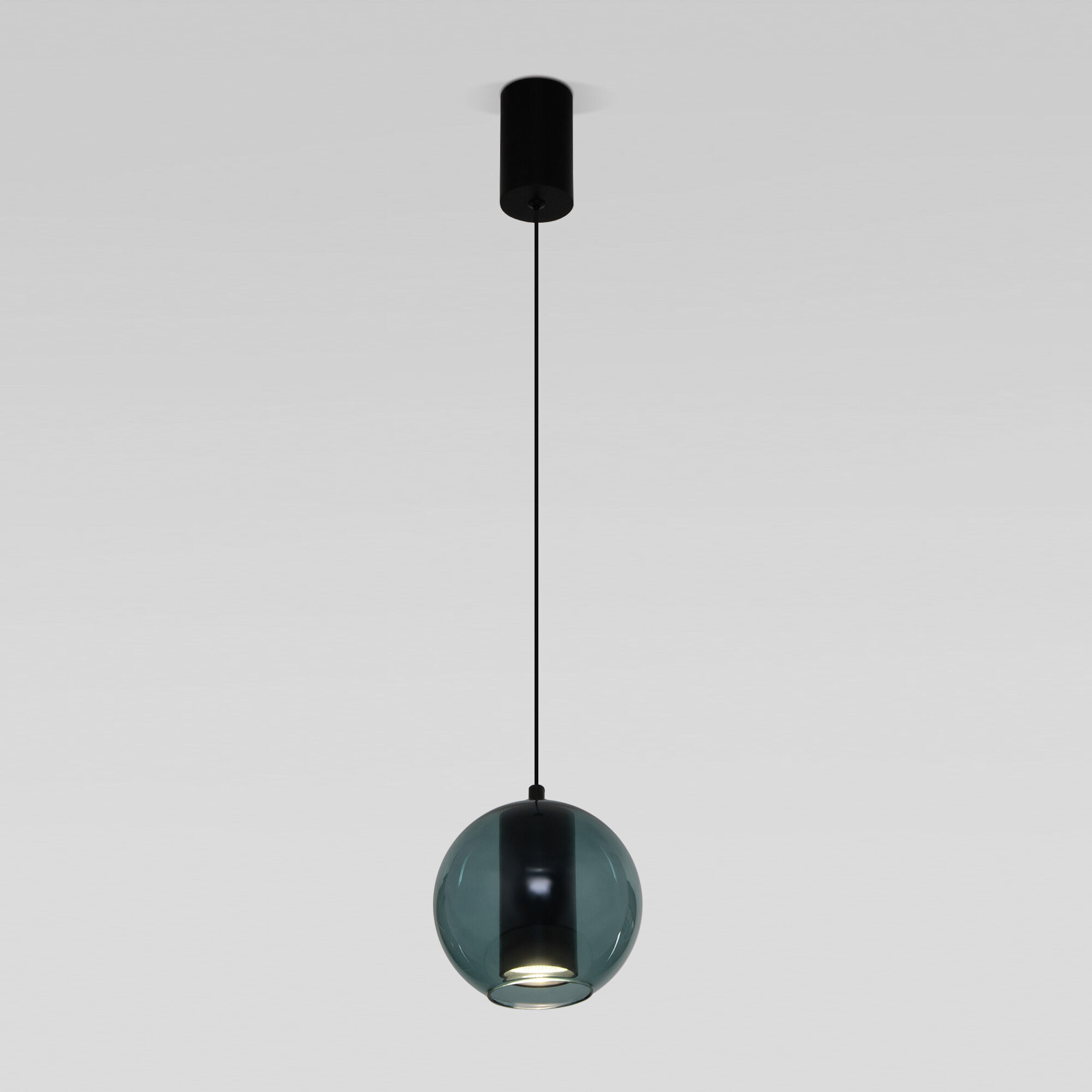 Подвесной светильник Eurosvet Cobble 50258/1 LED бирюзовый. Фото 1
