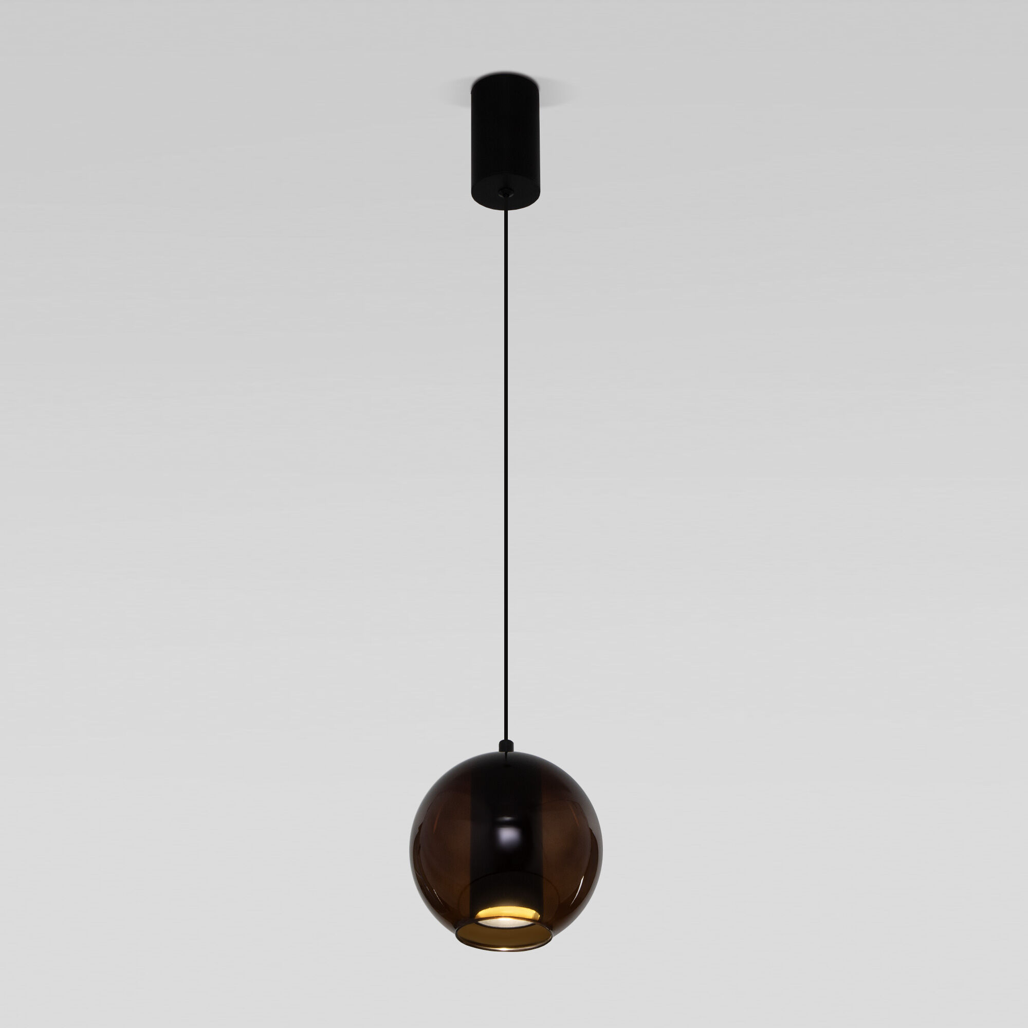 Подвесной светильник Eurosvet Cobble 50258/1 LED шоколад. Фото 1
