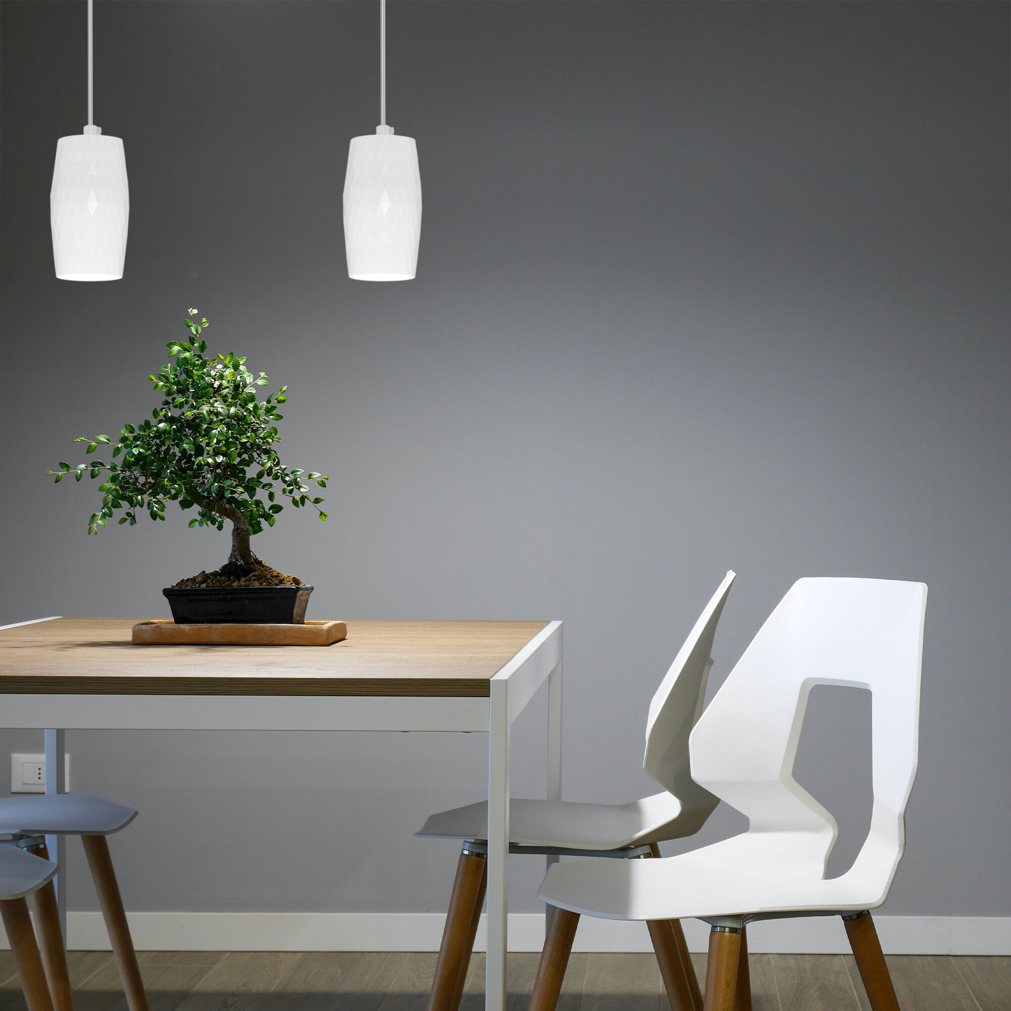Подвесной светильник Eurosvet Bonaldo 50246/1 LED/ белый. Фото 4