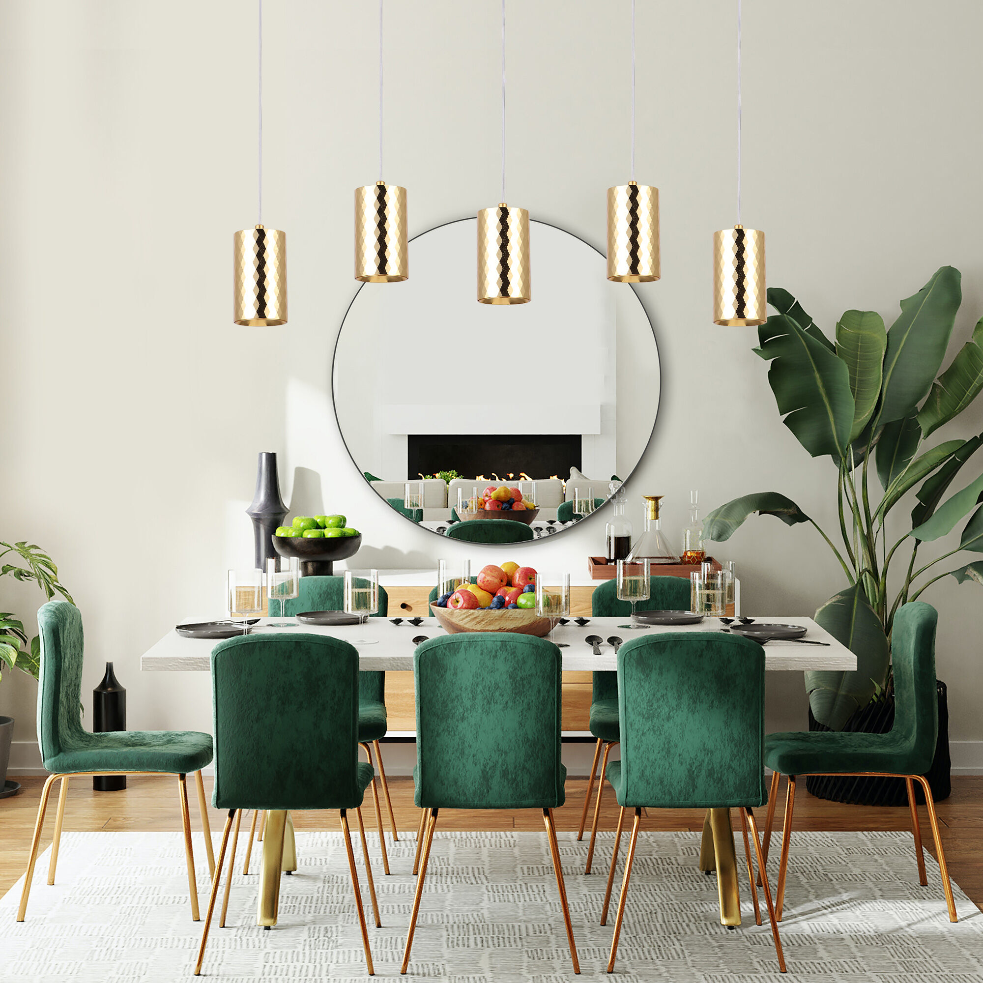 Подвесной светильник Eurosvet Bonaldo 50247/1 LED/ золото. Фото 6