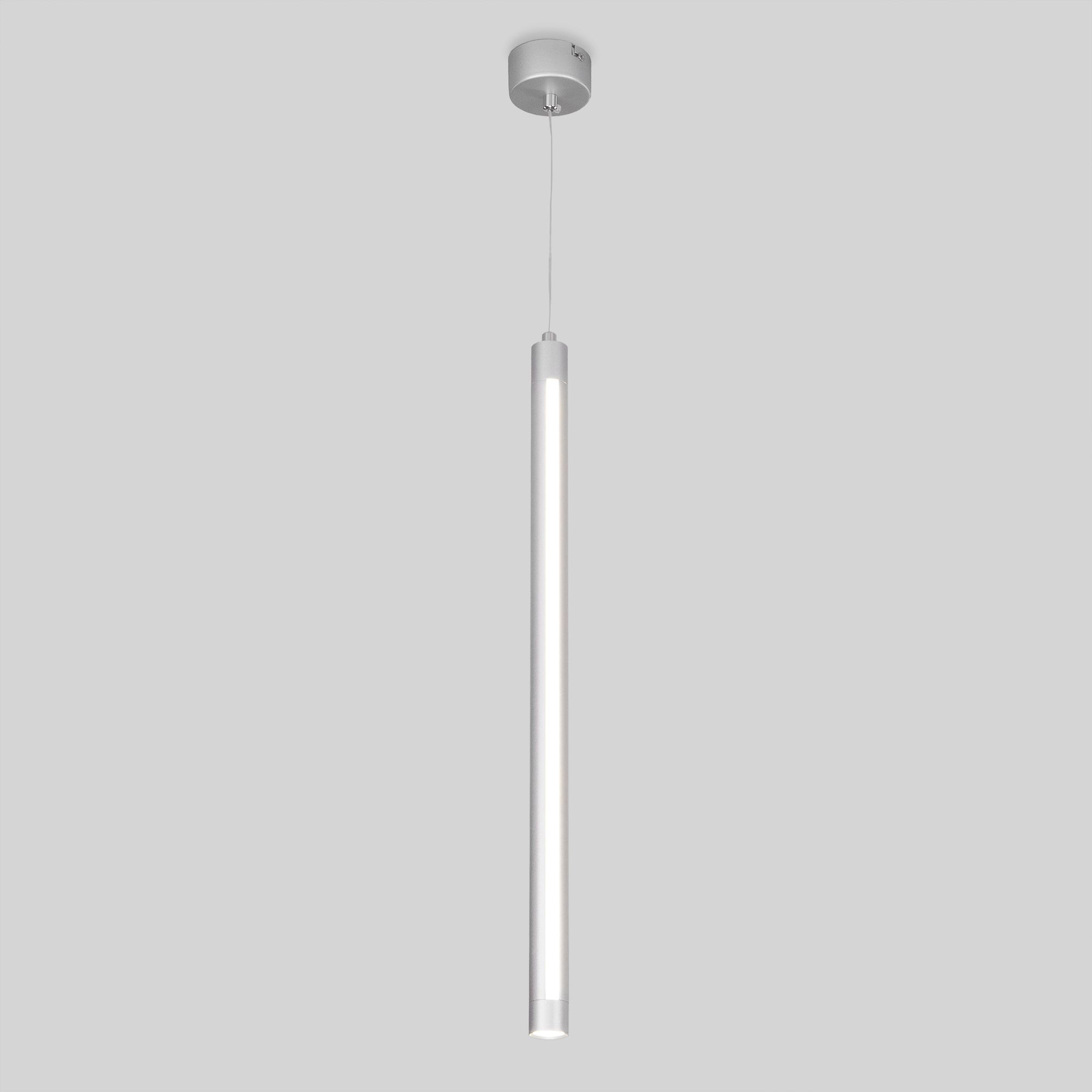Подвесной светодиодный светильник Eurosvet Strong 50189/1 LED серебро. Фото 2