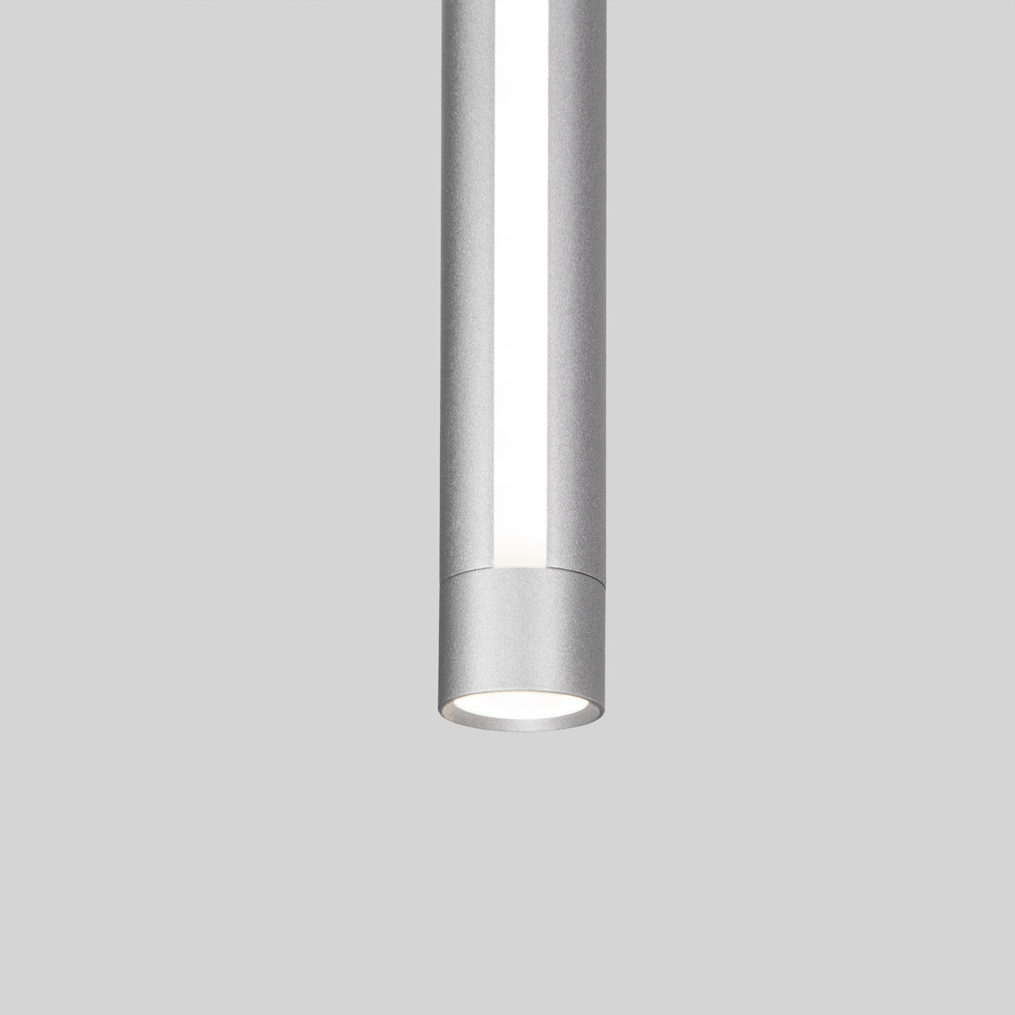 Подвесной светодиодный светильник Eurosvet Strong 50189/1 LED серебро. Фото 4