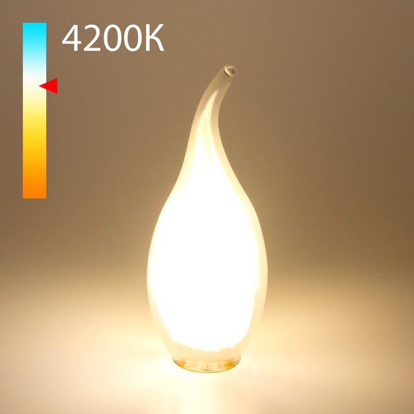 Филаментная светодиодная лампа "Свеча на ветру" CW35 7W 4200K E14 BLE1415