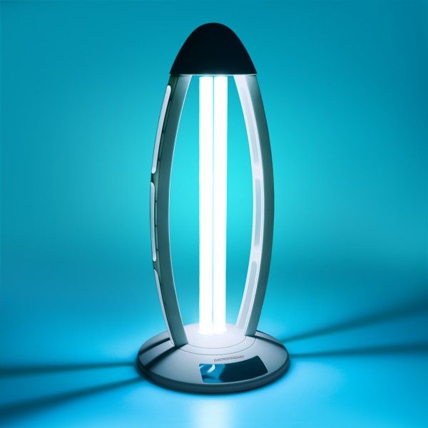Бытовой бактерицидный ультрафиолетовый светильник UVL-001 Серебро