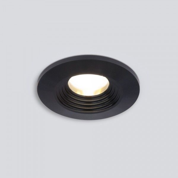 Алюминиевый точечный светильник 9903 LED 3W COB BK черный. Превью 1