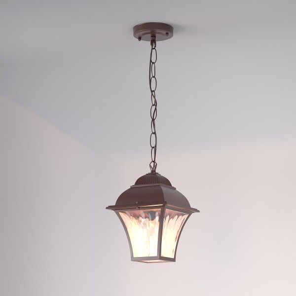 Уличный подвесной светильник Apus H шоколад IP33 GL 1009H