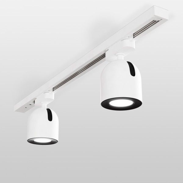 Трековый светильник для однофазного шинопровода Ogma GU10 белый MRL 1005
