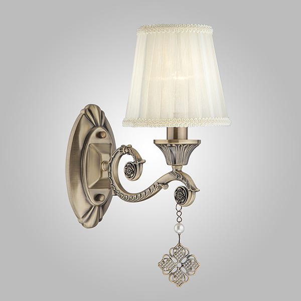 Настенный светильник в стиле классика 60042/1 античная бронза
