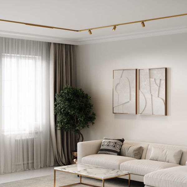 Brass Line Трековый светильник 10W 3000K латунь 85528/01