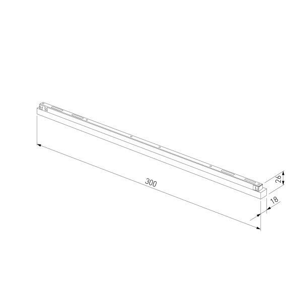 Brass Line Трековый светильник 12W 4000K латунь 85526/01