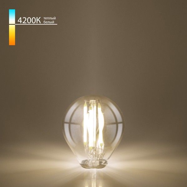 Филаментная светодиодная лампа G45 6W 4200K E27 тонированная BLE2752
