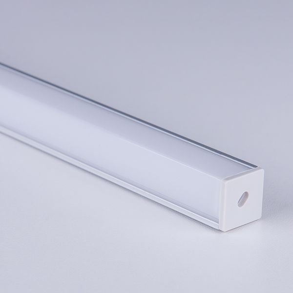 Квадратный угловой алюминиевый профиль для светодиодной ленты