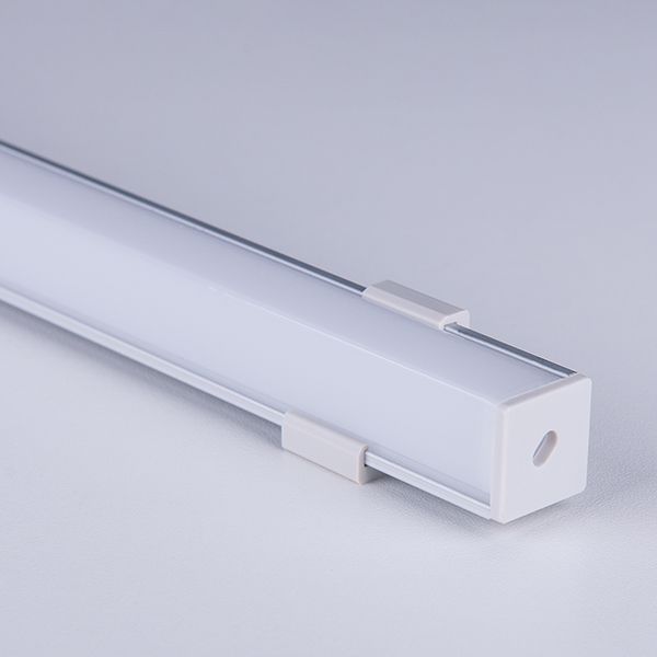 Квадратный угловой алюминиевый профиль для светодиодной ленты LL-2-ALP009. Превью 7