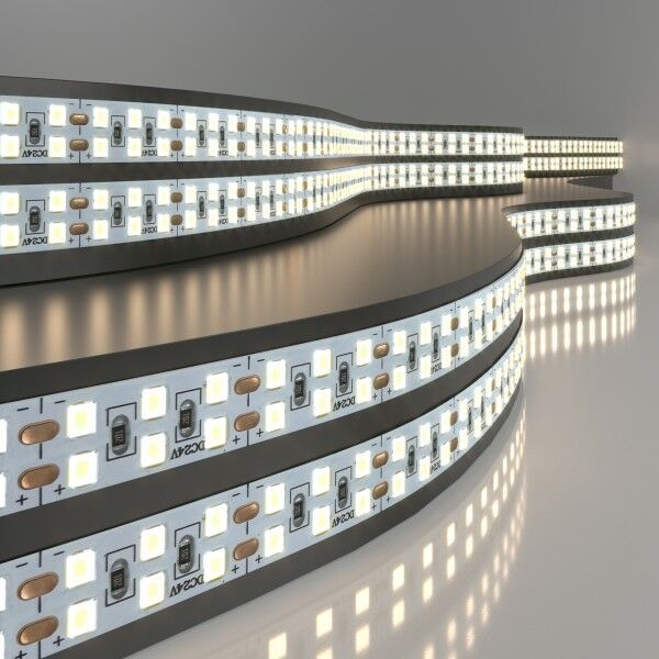Двухрядная светодиодная лента 240 LED 18&nbsp;Вт IP20 4200К дневной белый 2835 24V 240Led 18W IP20