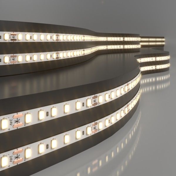 Светодиодная лента 24&nbsp;В 8&nbsp;Вт/м 120 Led/м 2116 IP20, тёплый белый 3300K, 5 м 2116 24V 120Led 8W IP20