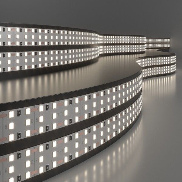 Лента светодиодная 360 LED 26&nbsp;Вт IP20 трехрядная 4200К дневной белый, 5м 2835 24V 360Led 26W IP20