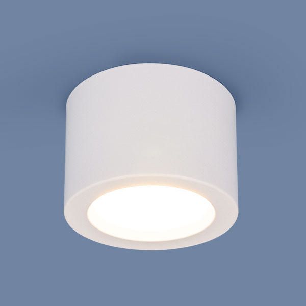 Накладной потолочный  светодиодный светильник DLR026 6W 4200K белый матовый. Превью 2