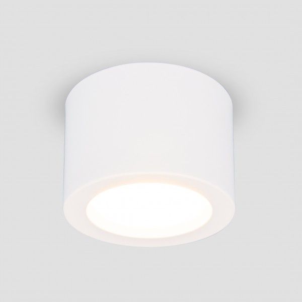 Накладной потолочный  светодиодный светильник DLR026 6W 4200K белый матовый. Превью 1