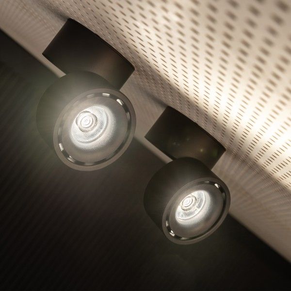 Накладной потолочный светодиодный светильник DLR031 15W 4200K 3100 черный матовый. Превью 3
