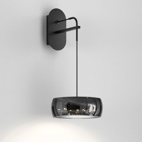 Настенный светильник черный светодиодный