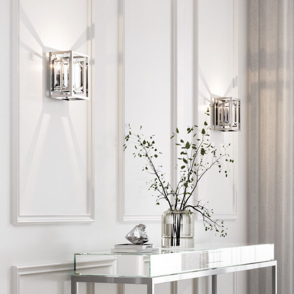 Настенный светильник с хрусталем 312/1 Strotskis