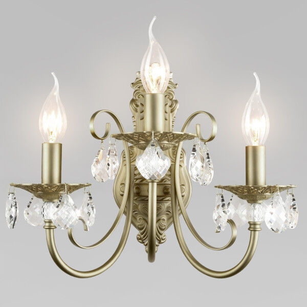 Настенный светильник с хрусталем