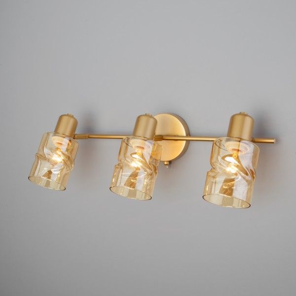 Настенный светильник с выключателем 20120/3 перламутровое золото