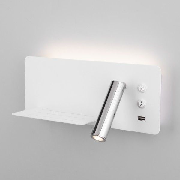 Настенный светодиодный светильник Fant L LED белый/хром MRL LED 1113