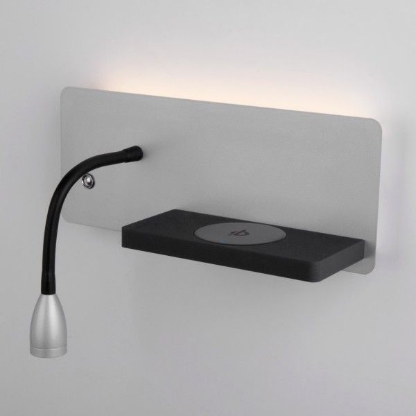 Настенный светодиодный светильник Kofro R LED серебро/чёрный MRL LED 1112
