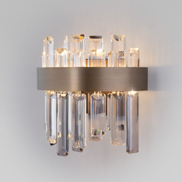 Настенный светодиодный светильник с хрусталем