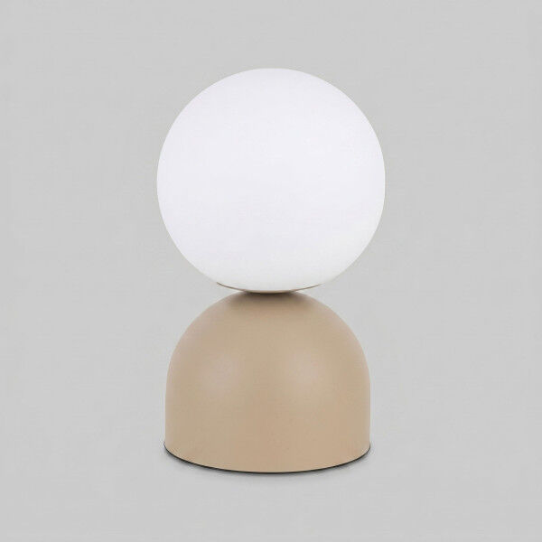 Настольная лампа со стеклянным плафоном