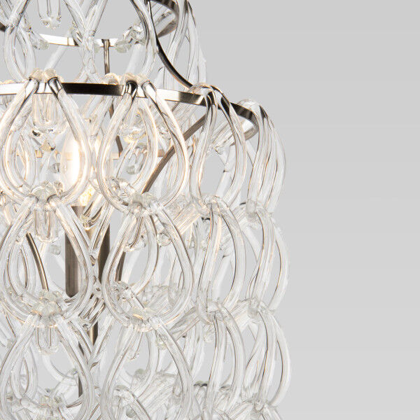 Настольный светильник с фигурным стеклом 1_380