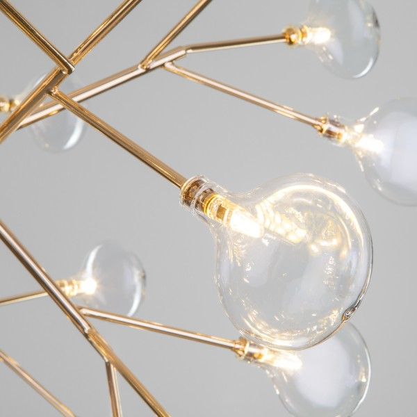 Подвесная люстра со стеклянными плафонами 564