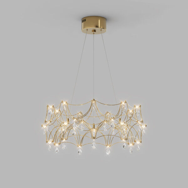 Подвесная светодиодная люстра с пультом управления 90401 LED