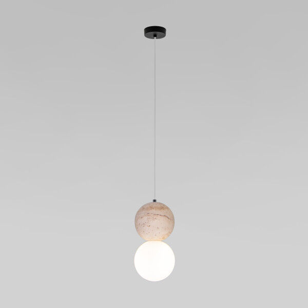 Подвесной светильник из травертина