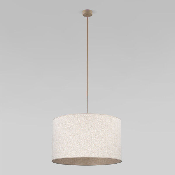 Подвесной светильник с тканевым абажуром