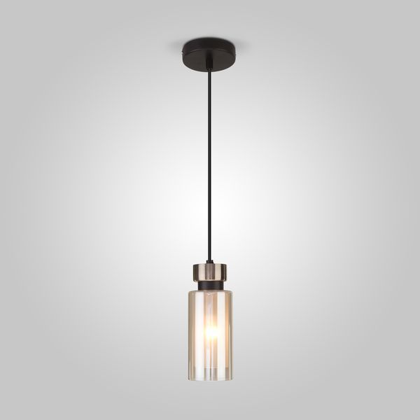 Подвесной светильник со стеклянным плафоном 50115/1 черный