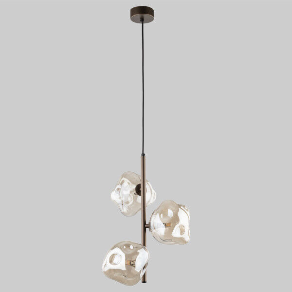 Подвесной светильник со стеклянными плафонами 11036 Lava Brown