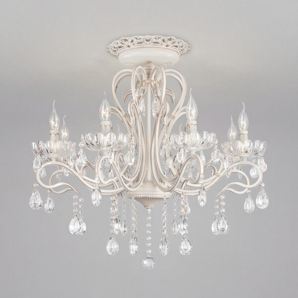 Потолочная люстра с хрусталем