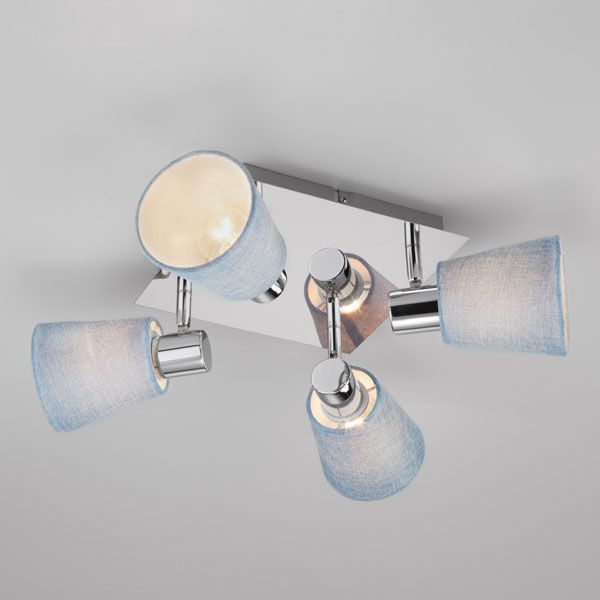 Потолочный светильник с абажурами