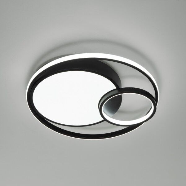 Потолочный светодиодный светильник с пультом управления 90254/1 черный