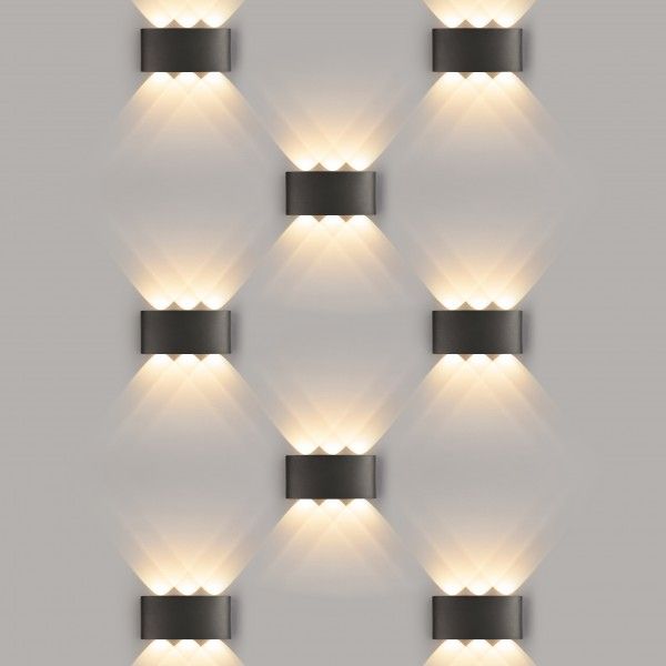 Пылевлагозащищенный светодиодный светильник Twinky Trio чёрный IP54 1551 Techno LED чёрный