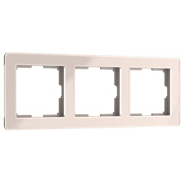 Рамка из акрила на 3 поста Acrylic айвори