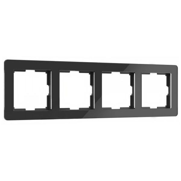 Рамка из акрила на 4 поста Acrylic черный W0042708