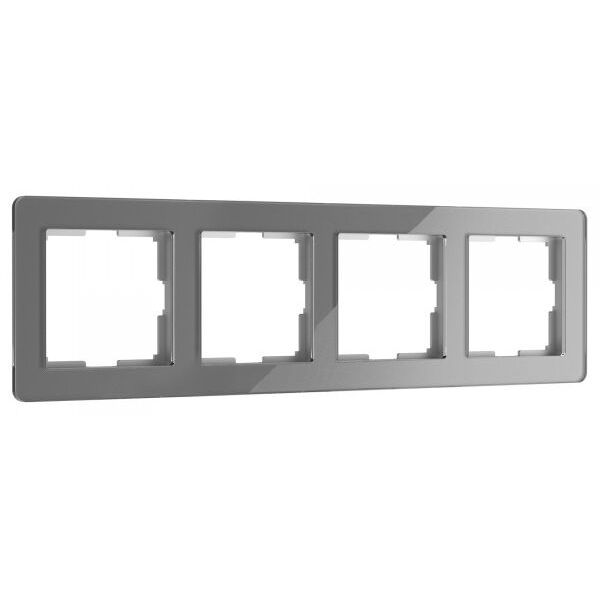 Рамка из акрила на 4 поста Acrylic графит W0042704