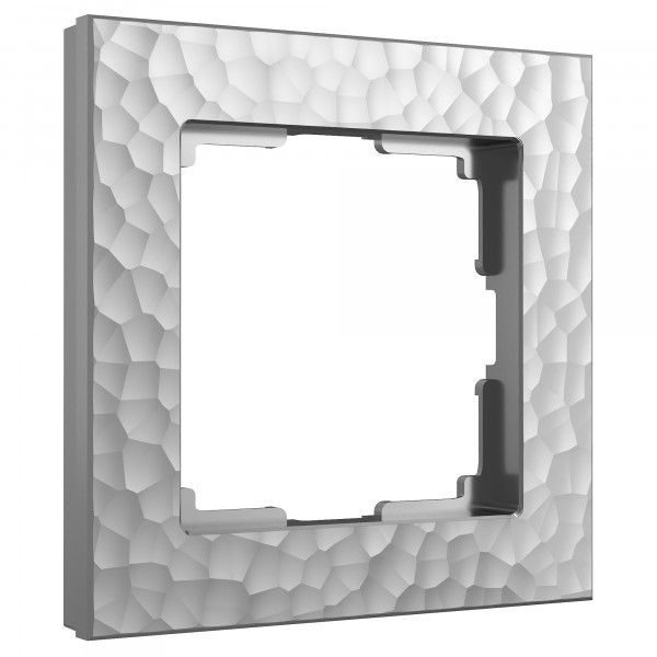 Рамка из поликарбоната на 1 пост Hammer серебряный