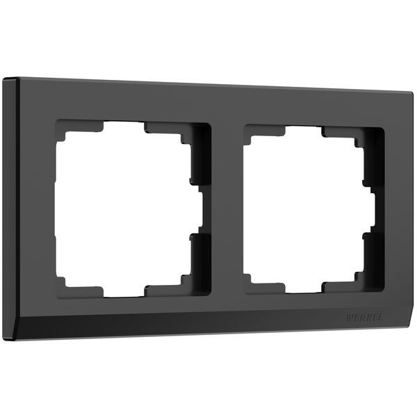 Рамка из поликарбоната на 2 поста Stark черный