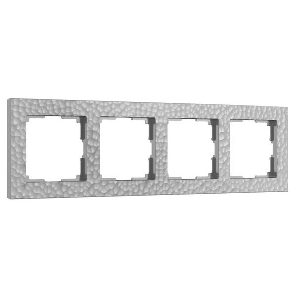 Рамка из поликарбоната на 4 поста Hammer серебряный